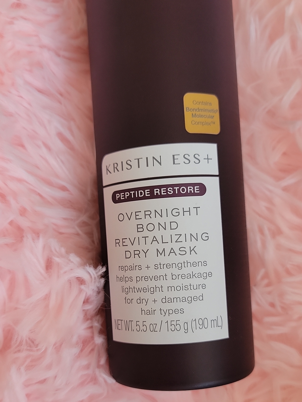 Kristin Ess Peptide Restore Overnight Bond Revitalizing Dry Mask - Burgundy